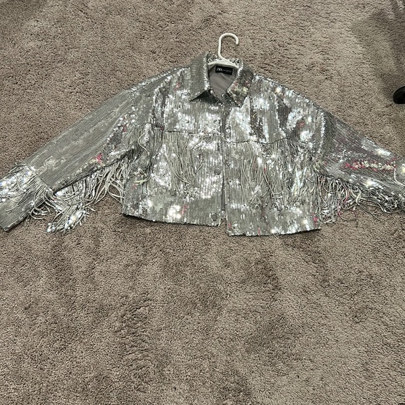 Sequin tassel jacket - Picture 3 of 4